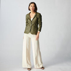Oxford Leather Jacket For Women-41