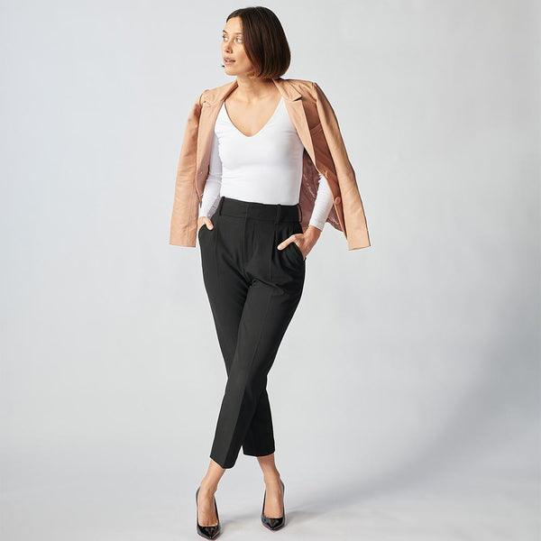 Oxford Leather Jacket For Women-6