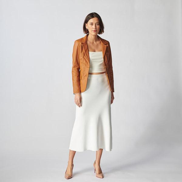 Oxford Leather Jacket For Women-9