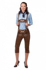 Traditional German Lederhosen Women Moni Brown-4