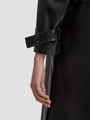 Womens Hip Length Maxi Coat-5