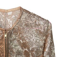 Womens Koral Laser Cut Long Leather Jacket-4