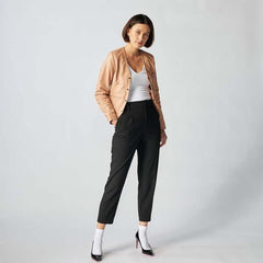 Womens Manchester Leather Jacket-13