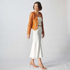 Womens Manchester Leather Jacket-21