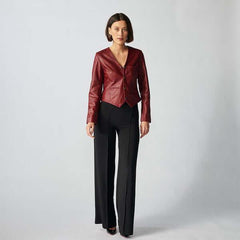 Womens Manchester Leather Jacket-30