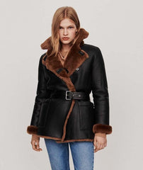 Womens_Belted_Black_Leather_Shearling_Coat_Front