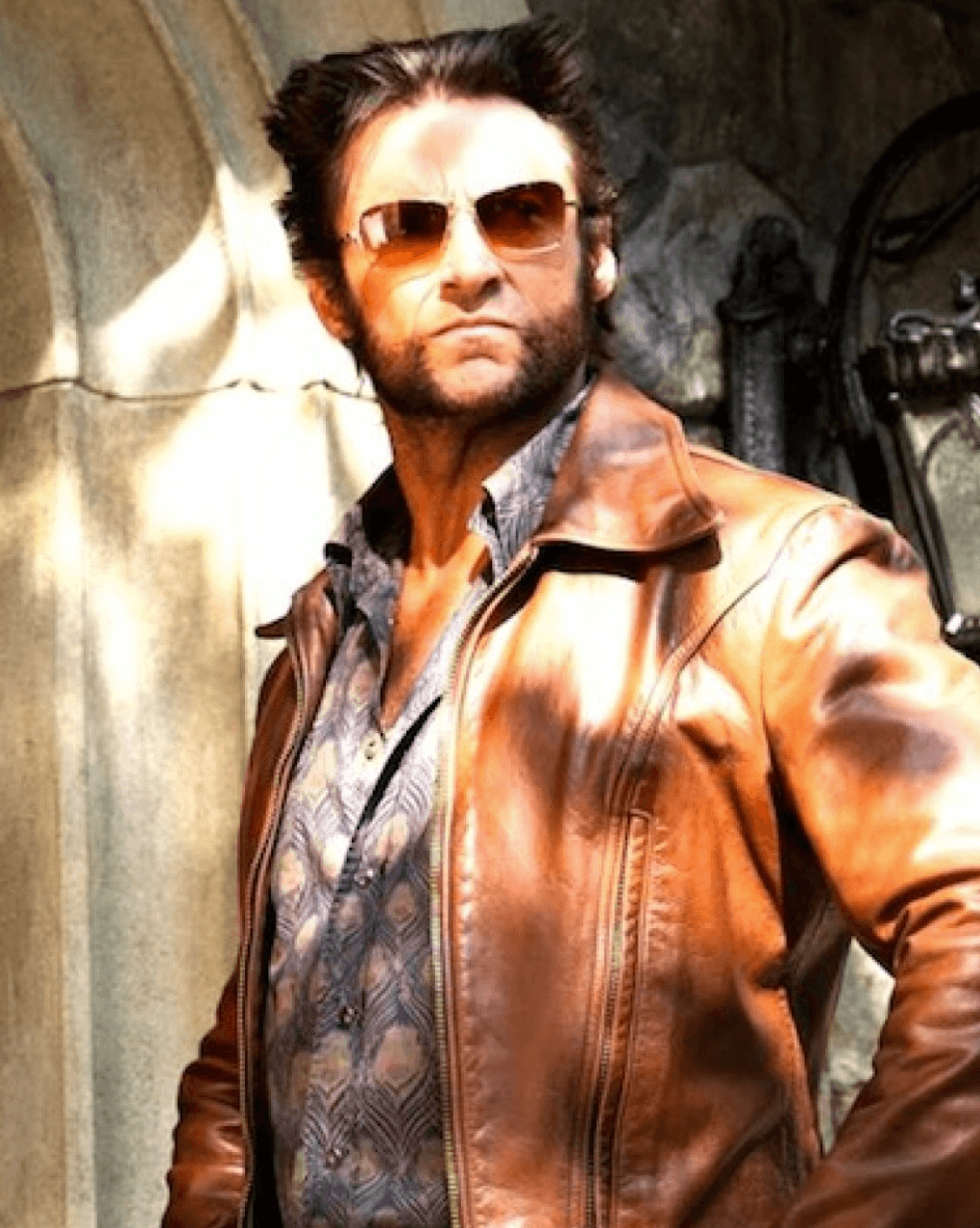 XMan Days of Future Past Brown Leather Jacket