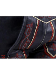 Bavarian lederhosen ladies Eva with red embroidery-5